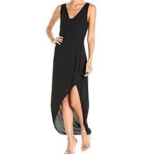 BCBGMaxAzria BCBG Max Azria Tobyn Women's Black Dress Asymmetric Small